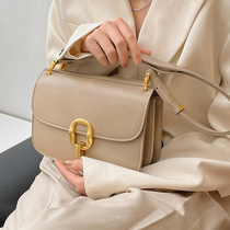 Bag Pack Women 2022 Spring Summer New Tide France Small Crowd Superior Sense Single Shoulder Diagonal Satchel Bag 100 Lapped Texture