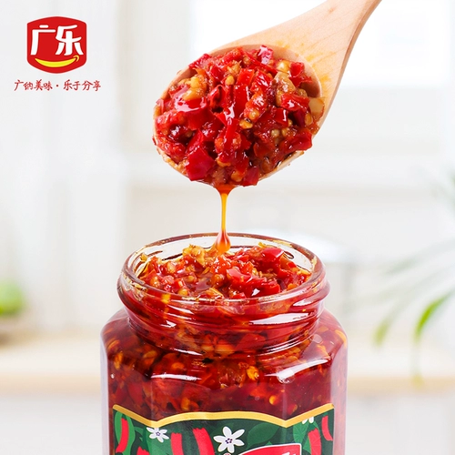Guangle чесночная еда соуса чили 260g*2 домашний нарезанный перец рыба голова супер пряный соус бибимбап