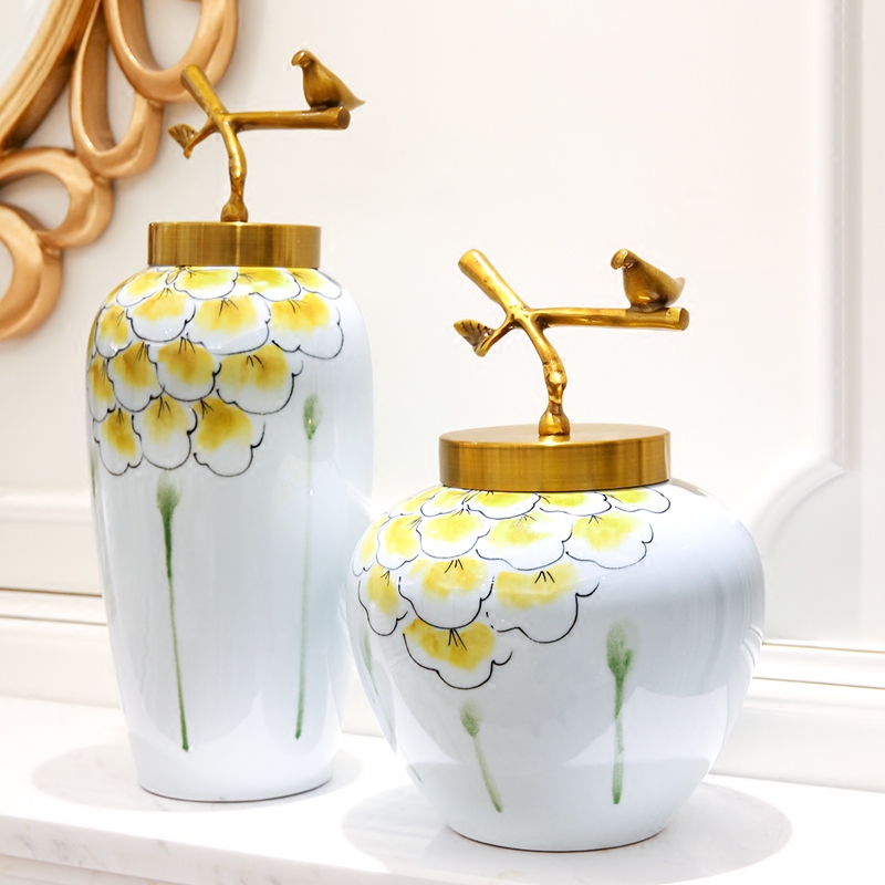Home sitting room adornment is placed TV ark, decoration accessories modern new Chinese vase place adorn soft outfit ceramics