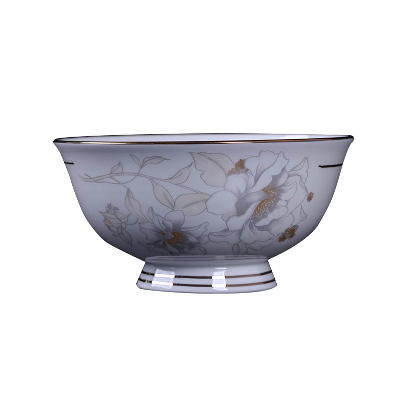 Dishes suit household European contracted up phnom penh 60 skull porcelain tableware suit of jingdezhen ceramic Dishes