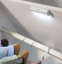 Led wardrobe light Sensor light Open door bright dormitory shoe cabinet Smart battery wireless hinge Fish tank cabinet storage box