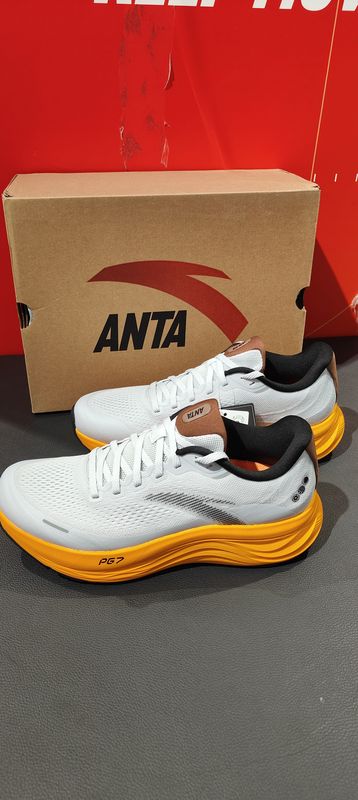 Anta Pg7 Travel Step 2丨Cushioning Running Shoes for Men, Spring Wear-Resistant Commuting Comfortable Sports Shoes 112525546