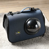 Маленькая кошачья сумка глубоко синяя модель