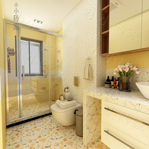 Nordic 300×600 bathroom wall tiles Macaron 3D bump dot tiles Toilet bathroom kitchen floor tiles