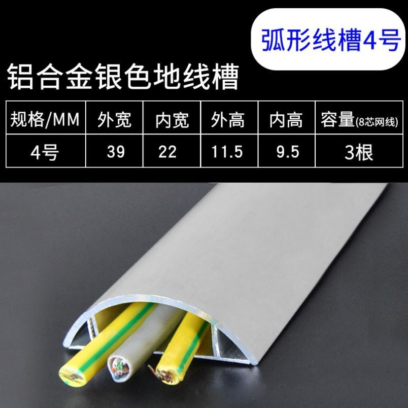 Cable Line Aluminum Buckle Plate Protection Wire Trunking Shelter Metal 4 Hide place Upper Mingling wiring groove Type of groove u-type slot-Taobao