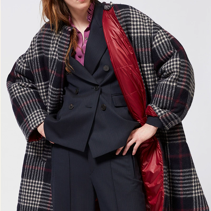 ISABEL MARANT Woolen colored keep warm coat, jacket, loose straight fit