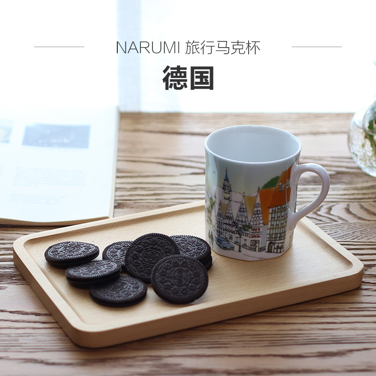 Japan Narumi sound move sea travel keller German street ceramic cups water cup cup gift box