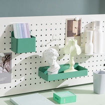 Hole-hole plate accessories Nail-Free Box Separator Shelving shelf Shelf Pen Holder pen holder Shelving Shelf Divinity