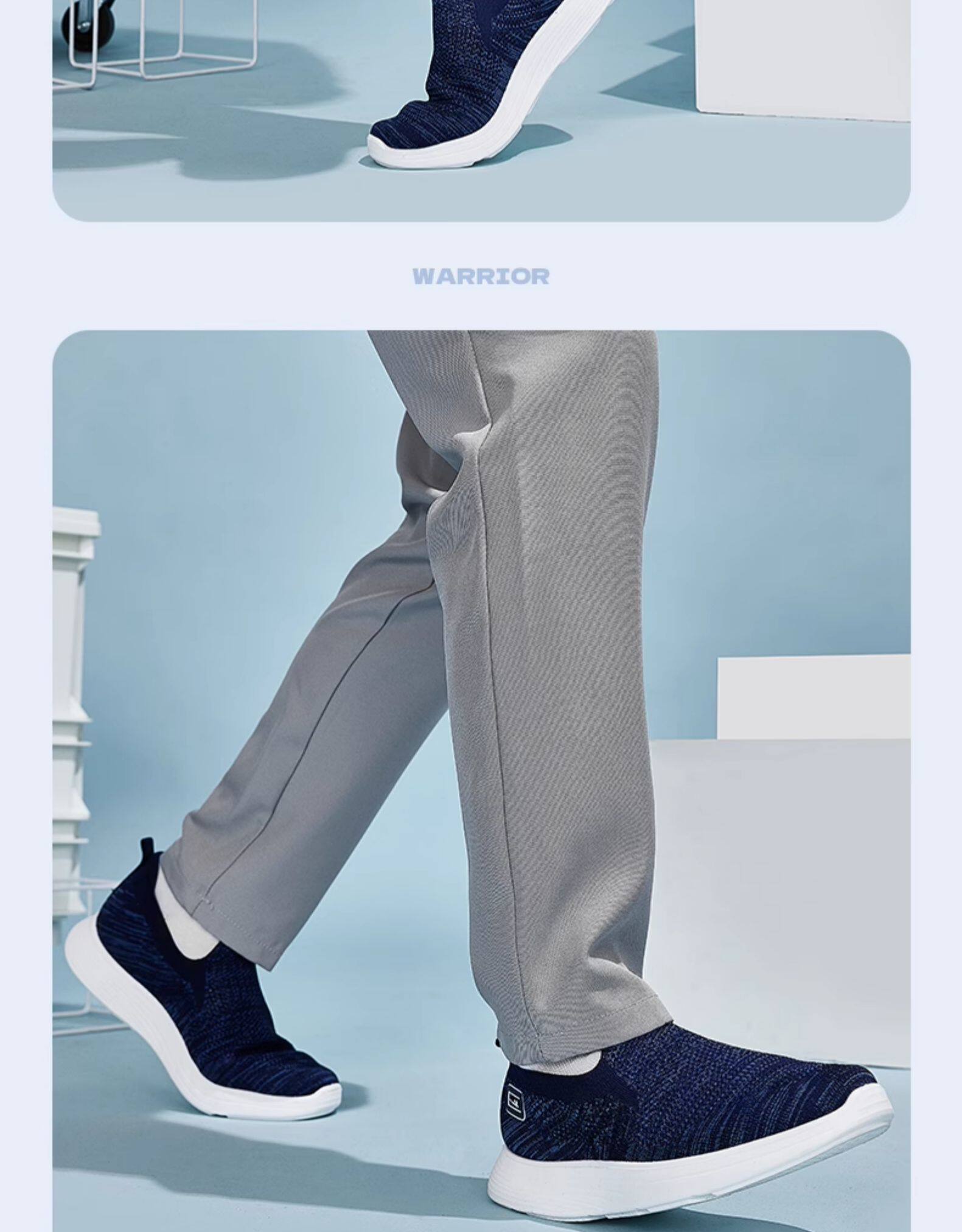 Энергичный обувь 回力旗舰店爸爸鞋子一脚蹬男鞋休闲 𫔮软底健步鞋老北京布鞋男老人鞋 Warrior