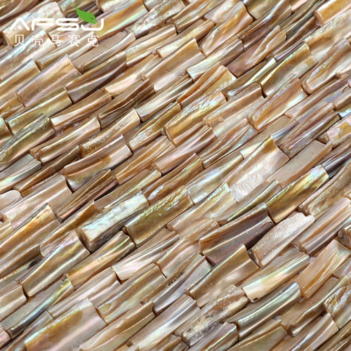 AFSJ Shell Mosaic Bar Barm Acced American сельская крыльца гостиная фоновая фоновая стена туалетная плитка