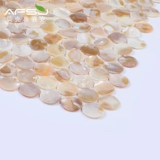 Afsj натуральная круглая раковина мозаичная масло цветочная мозаика простая современная входная стенка для ванной комнаты