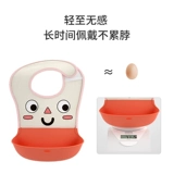 Детский водонепроницаемый силиконовый нагрудник для еды, слюнявчик, с карманом, анти-грязь