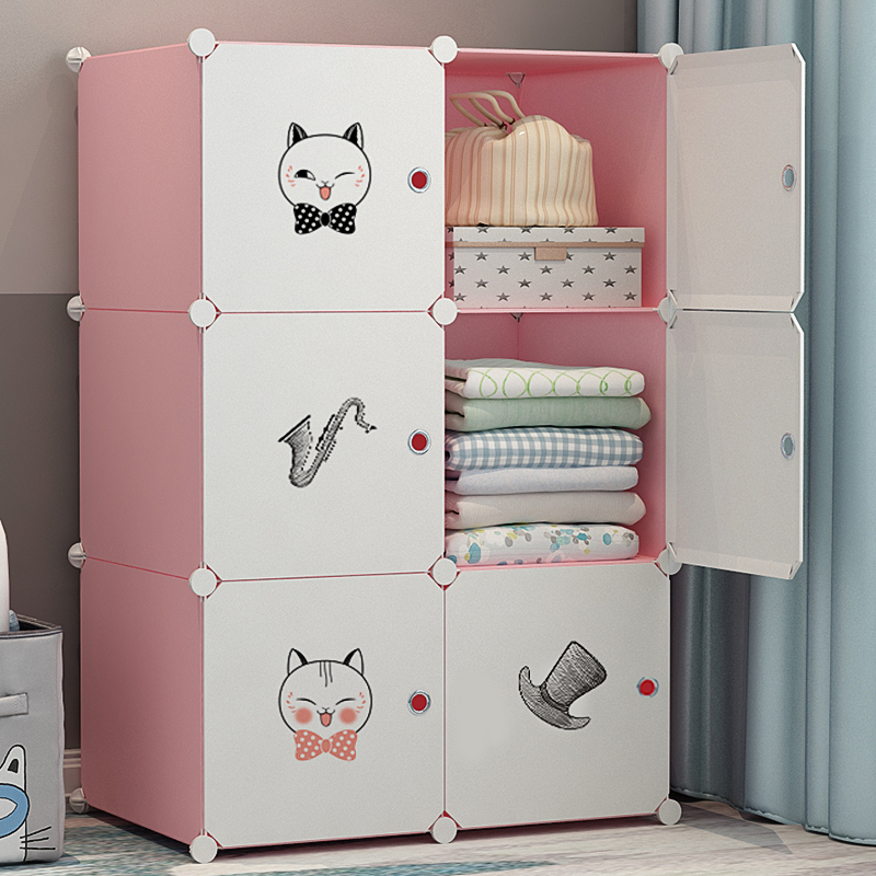 Clothes storage box household drawer toy finishing baby children's wardrobe clothing storage cabinet plastic storage box