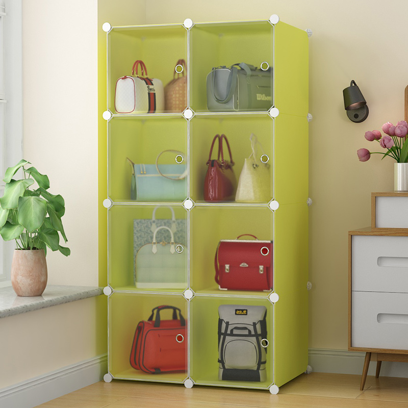 Bag containing devinator Home finishing place Shelves Bedroom Clothing Dust-Proof Containing Box Simple Wardrobe containing cabinet