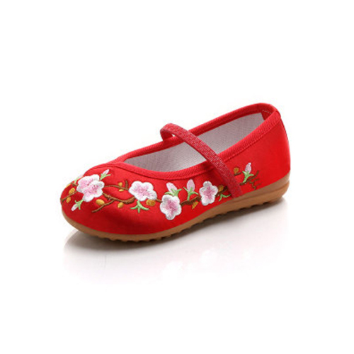 Childrens embroidered shoes, girls Chinese Hanfu shoes, ancient clothes, baby, ancient Chinese style, girls old Beijing cloth shoes