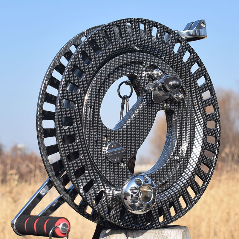 High-grade kite wheel handgrip wheel high-grade kite wire wheel with handbrake anti-reverse kite wheel reel reel