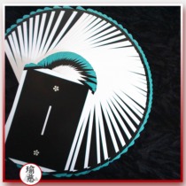 (soloist v2 bcolour) yoji poker flower cutting exercise cards press thin collection of playing cards Blue and green creativity