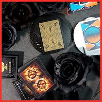  (Yu Ci Flower cut)Asteroid Black Gold Epsilon Flower cut solitaire Imported Bicycle Bicycle Playing cards