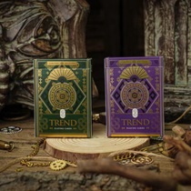 TCC Poker Poker Town without a few folds light dance Chinese flower cut poker Creative wind