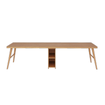Log minimalist desk large board table solid wood large long study table sofa living room-like work table double narrow wooden table