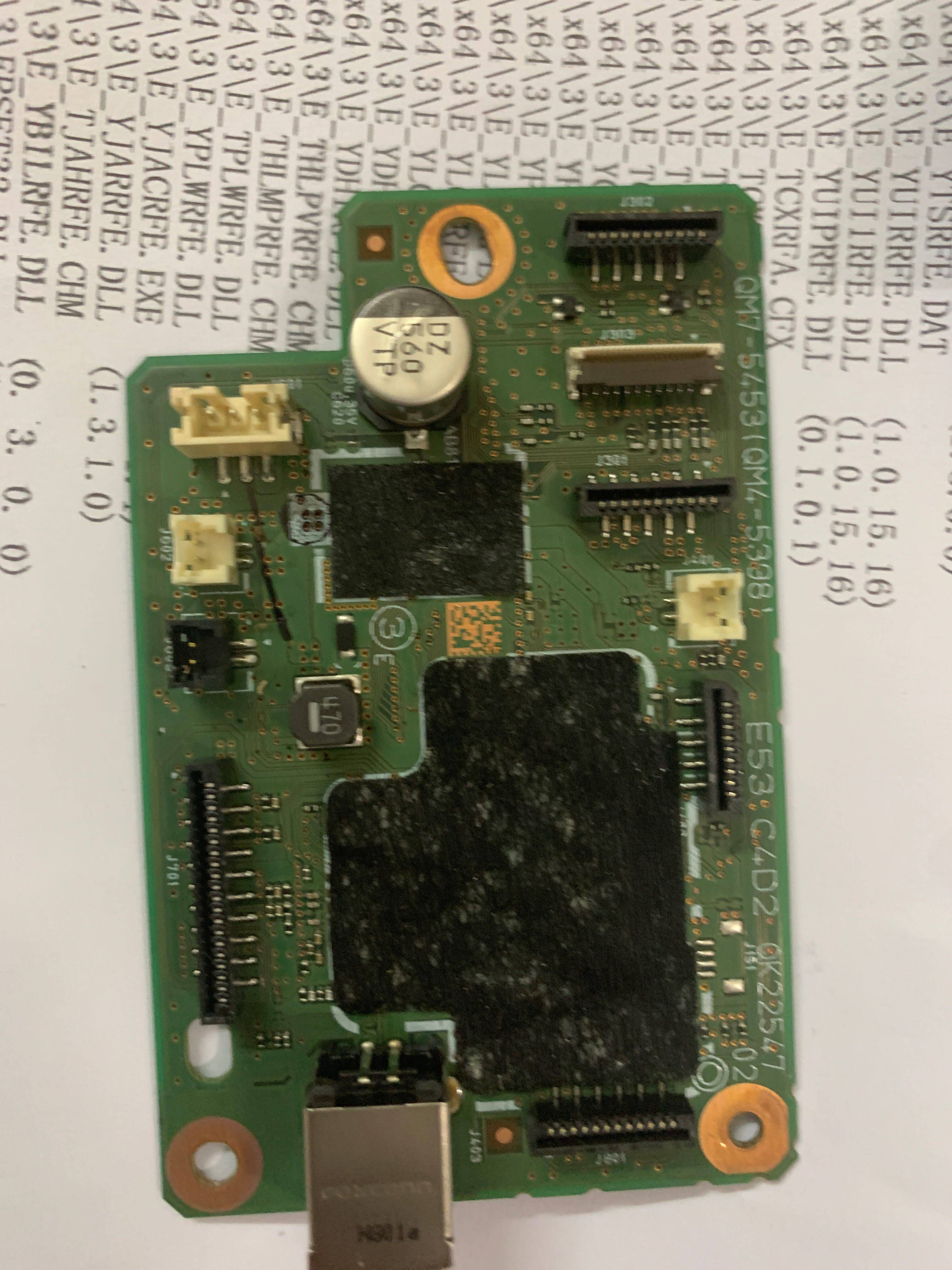 Canon g2810 g3810 g4810 motherboard does not boot P07 P08 5b00 lock machine repair