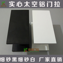  Tempered glass door handle Door handle Black white rectangular solid wood door handle Bath room door handle