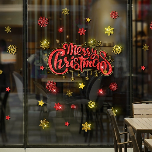 Стеклянная самоклеющаяся оконная наклейка на стену, 3D