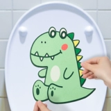 Туалет, дезодорант, мультяшная утепленная водонепроницаемая наклейка