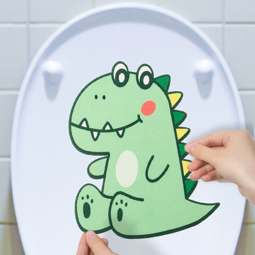 Туалет, дезодорант, мультяшная утепленная водонепроницаемая наклейка