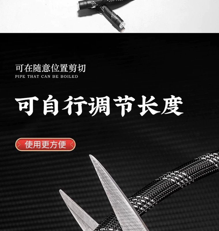 Ống thoát nước khay trà có bóng thấm hút bàn trà bàn trà ống thoát nước chống đóng băng và chống nấm mốc ống thoát nước bộ ấm trà