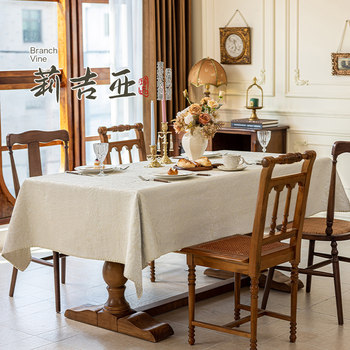 Atmosphere three-dimensional jacquard waterproof dining tablecloth light luxury high-end Atmosphere three-dimensional jacquard waterproof dining tablecloth light luxury high-end