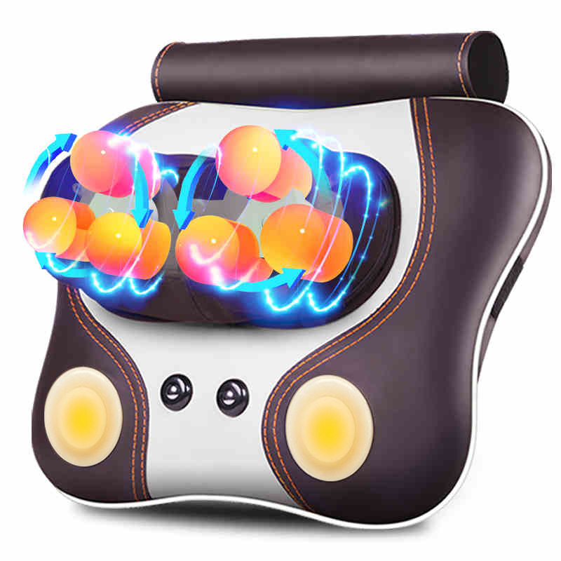 Cervical vertebra massager multifunctional whole body neck protection instrument household electric vibration pad strength waist shoulder back kneading pillow