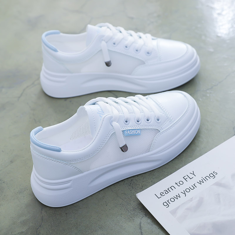Explosive mesh small white shoes 2022 new summer women's shoes all-match thick-soled sneakers sports casual breathable shoes