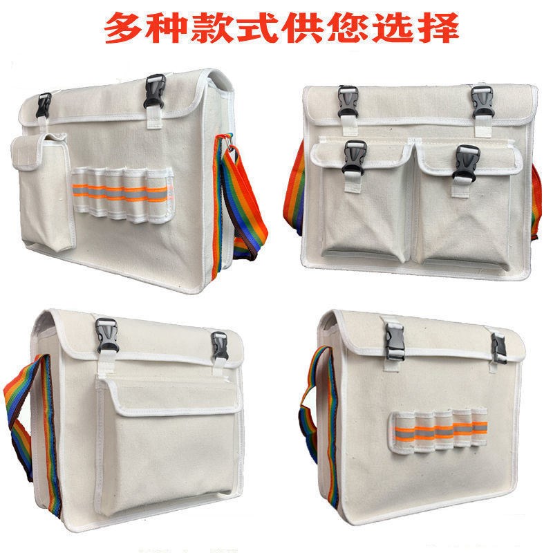 Electrician kit Canvas Large Thickened Multifunction Repair Mounting Tool Bag Abrasion Resistant Portable Woodworking Special