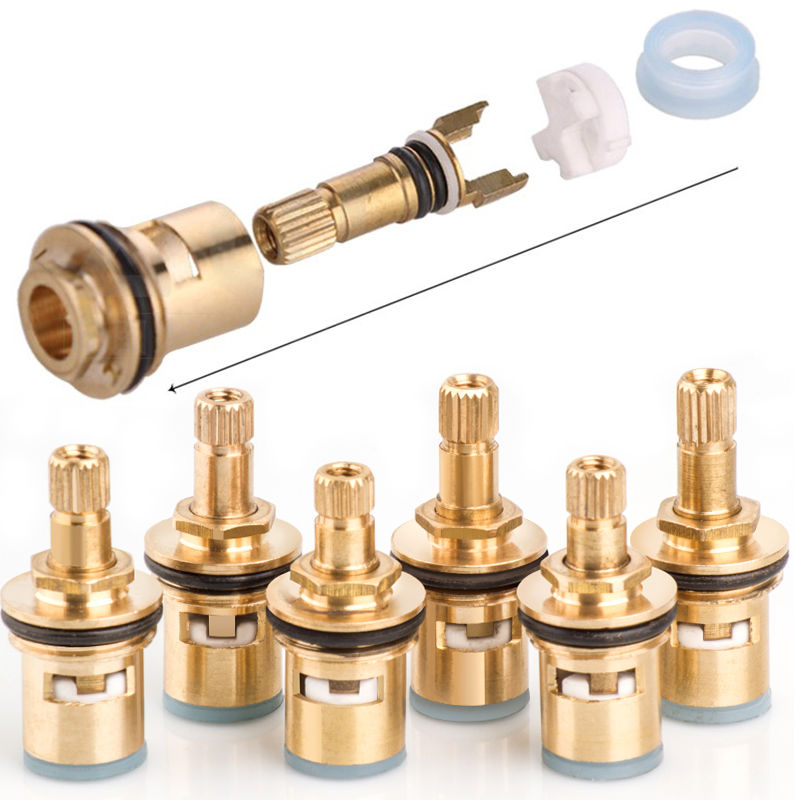 Loading tap accessories Valve Core Universal hot and cold taps 4 Ceramic Valves Core Kitchen Accessories