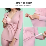 Термобелье, послеродовые штаны для беременных для кормящих грудью, демисезонное утепленное нижнее белье