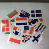 Promotion Kindergarten Teacher teaching aids Learn Cognitive Children Early Teach National Flag Area Cards Blackboard Magnetic Sticker