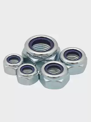 Nylon lock nut Lock nut Self-locking nut Non-slip nut M2 5M3M4M5M6M8m27M30