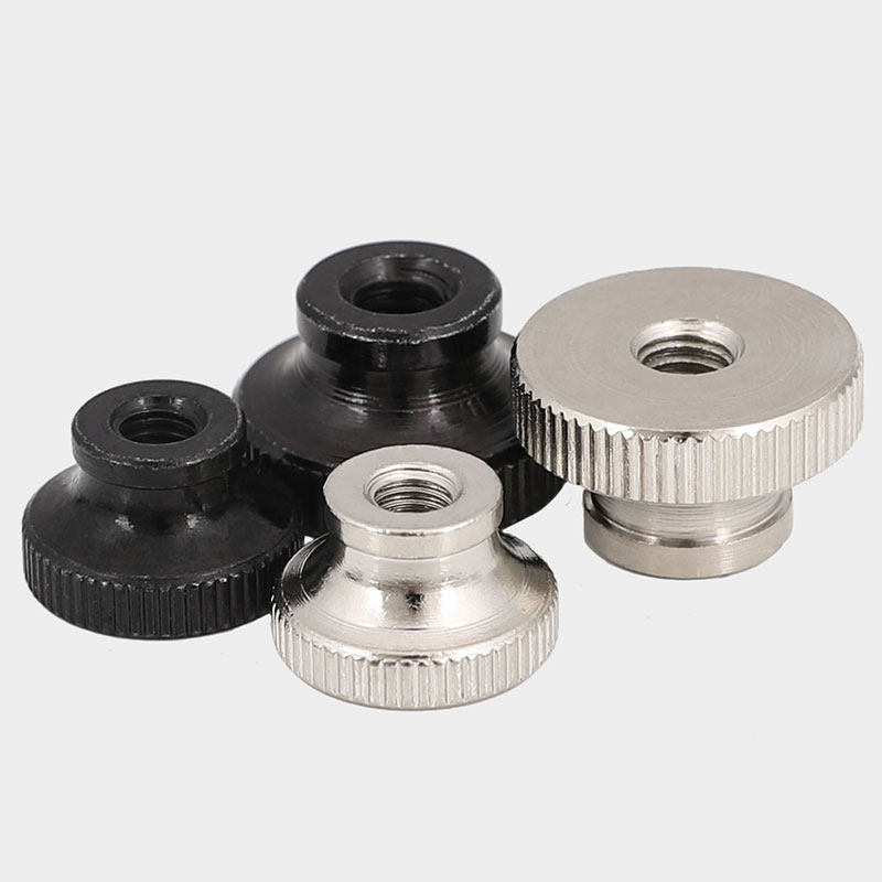 M2M3M4M5M6 carbon steel GB806 high head knurled nut handson screw cap