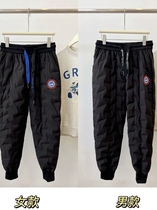 2022 New Goose Down Pants Winter Warmth Outdoor White Duck Down Pants Middle-aged Elderly and Youth Low Price SF Express