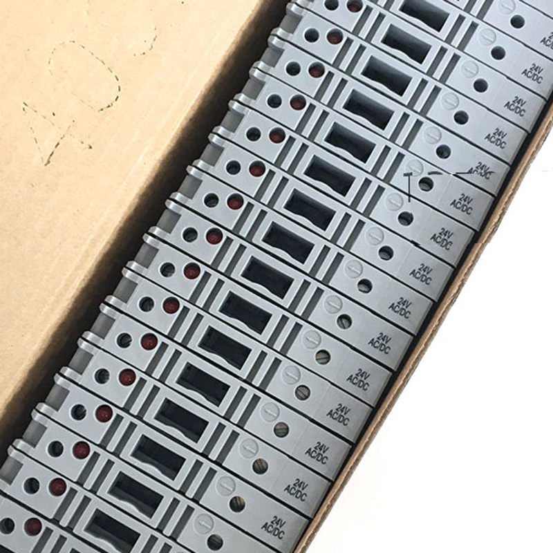 Weidmüller fuse terminal SAKSI 4 LD 1D 24V AC DC with indicator light 1255780000