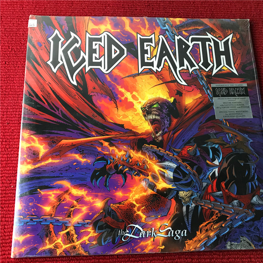 Iced Earth-The Dark Saga Undemolished OM Edition LP Blackglue Record Box 262