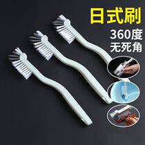 Cup brushed long handle washing cup deviner home No dead angle kettle bottle-bottle cleaning machine wood handle brush