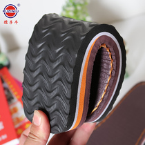 Ruziniu soles hand-woven wool hook shoes non-slip wear-resistant solid foam sponge uppers cotton shoes slippers