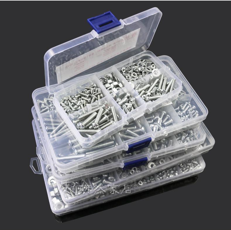 Đầu bán nguyệt mẹ Daquan fastener đóng hộp ốc vít đai ốc đầu nấm cố định kệ DIY cross - Chốt