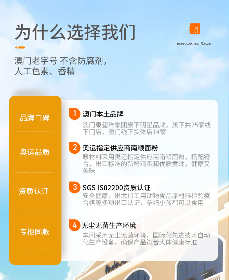澳门老字号 原味手工鸡蛋卷 不添加一滴水 礼盒400g 图7