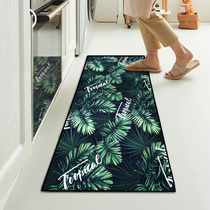 ins kitchen mat non-slip absorbent carpet household dirt-resistant long strip mat oil-proof door mat oil-absorbing mat custom