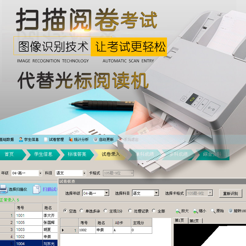 Купить OMR-сканер Пекинский Саут-мы одно сканирование скоринговая ...