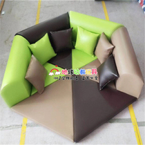 Childrens early education software reading corner backrest hexagonal crawling pillow fence chair special-shaped creative seat sofa cushion