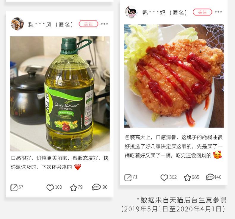 贝蒂薇兰 橄榄油食用油调和油 4.08L 图6